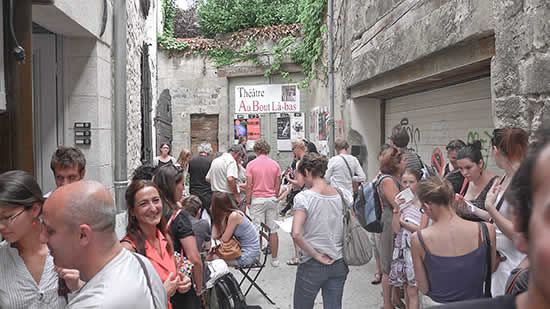 Photo de l'accueil du théâtre Au Bout Là-bas Festival Avignon Off 2014